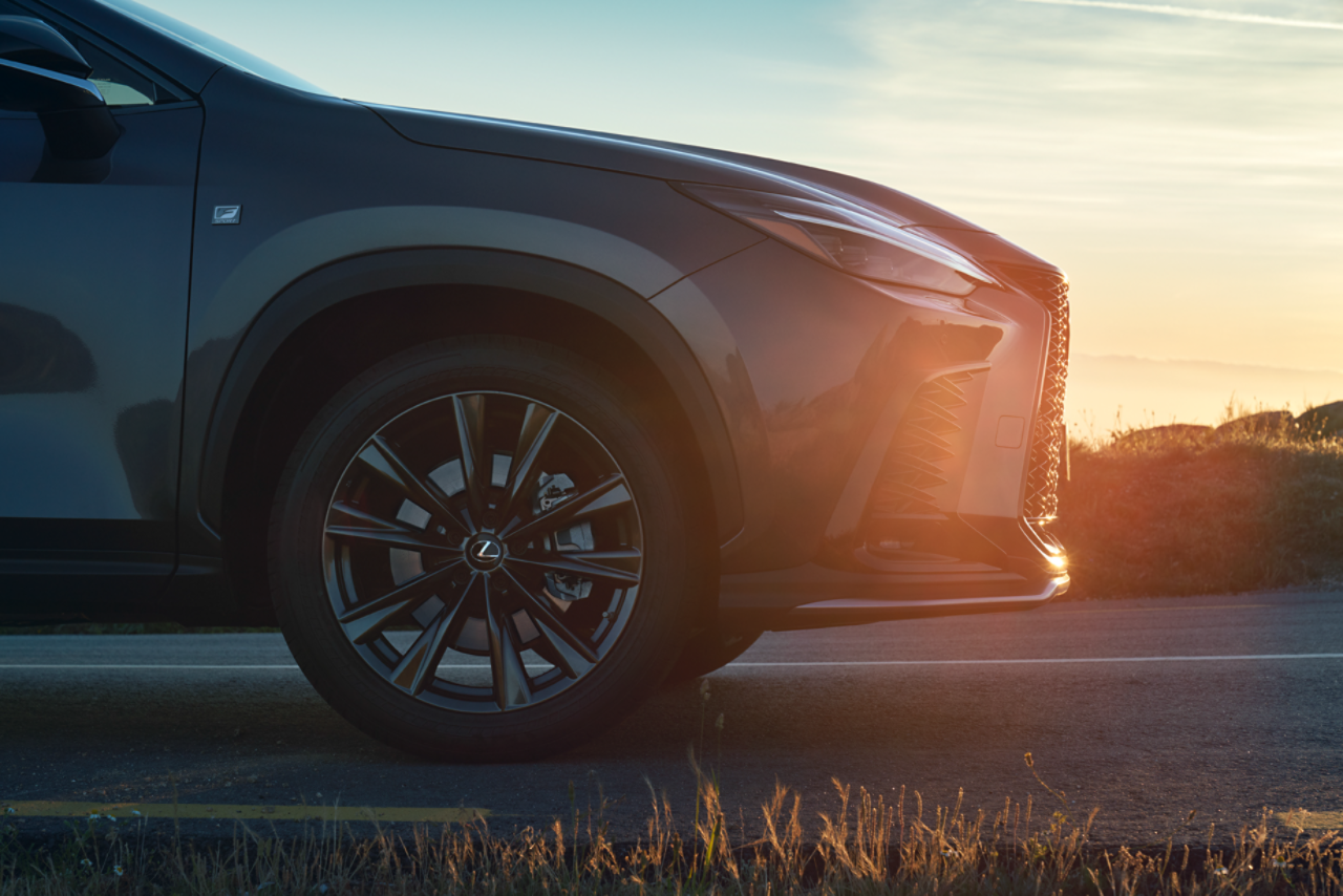 Side view of a Lexus NX