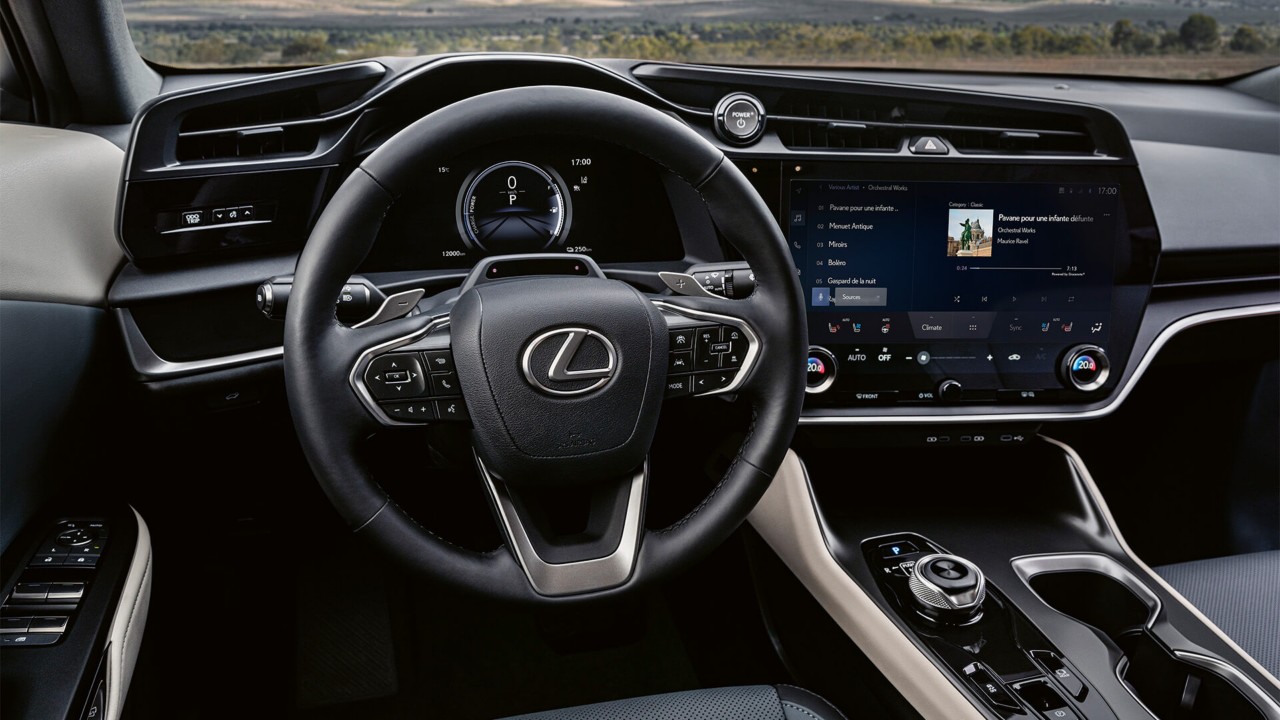 Kokpit Lexus RZ
