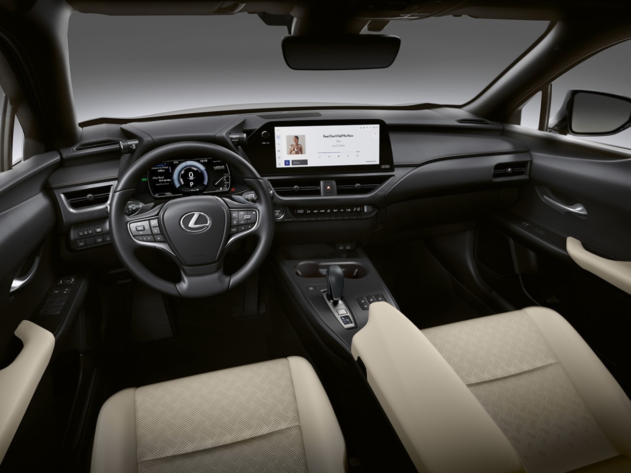 Predný interiér Lexus UX 300e