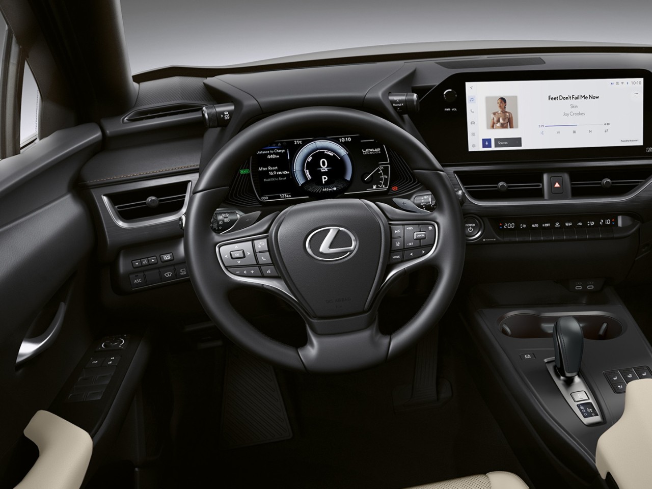 Predný interiér Lexus UX 300e